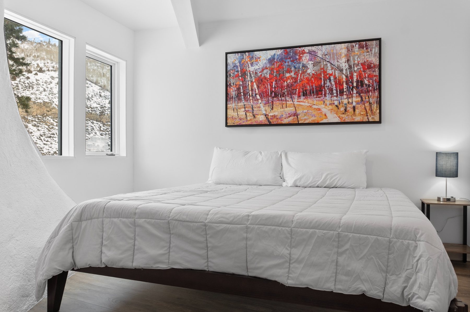 King bedroom in Unit 2