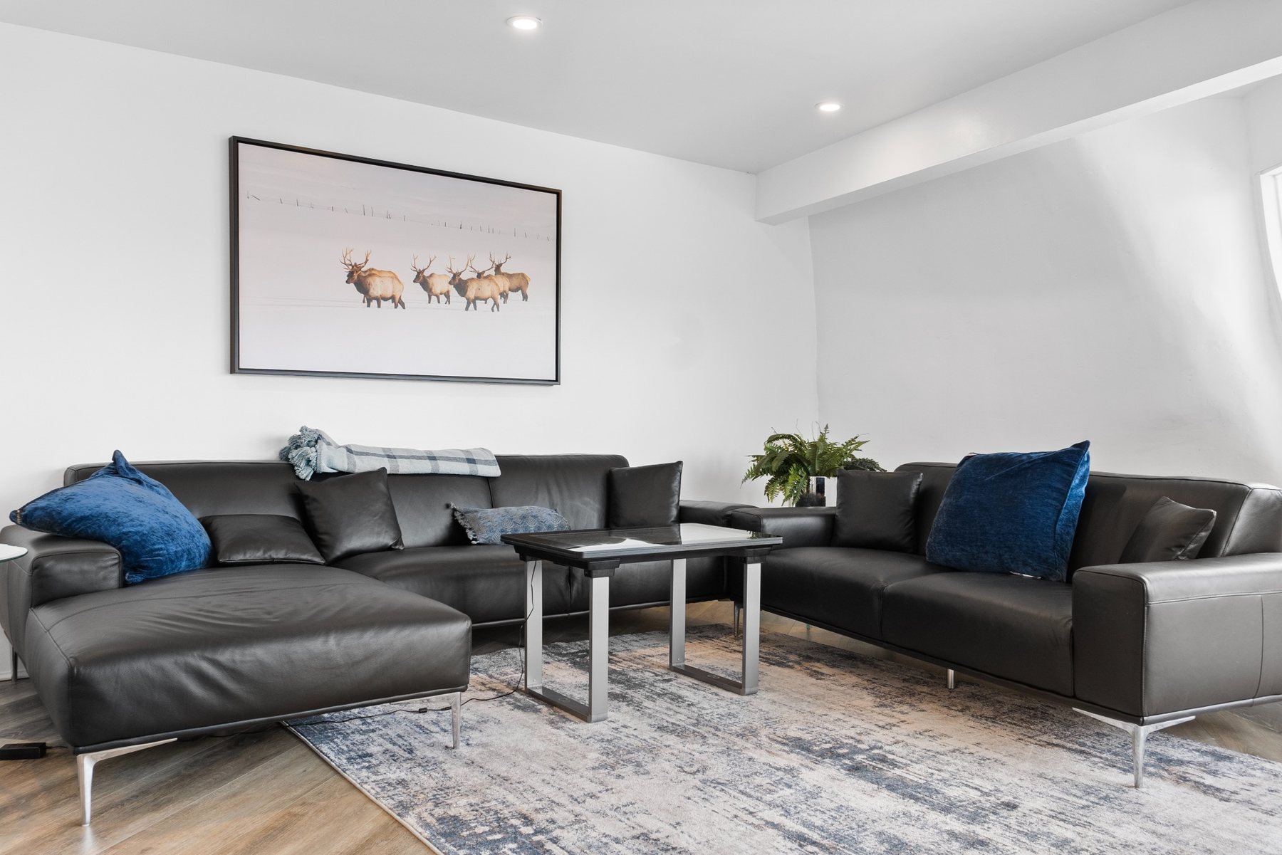 Unit 2 living room and seating area